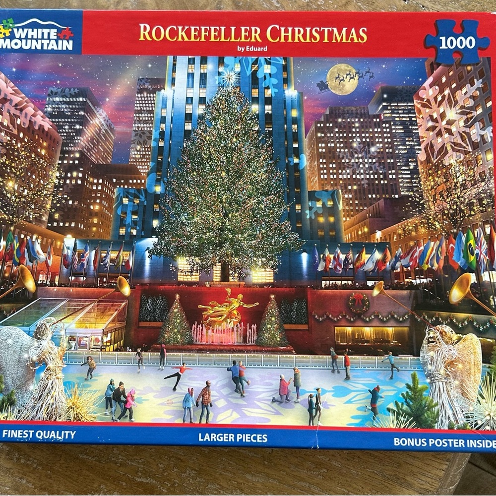 White Mountain “Rockefeller Christmas” 1000 piecePuzzle